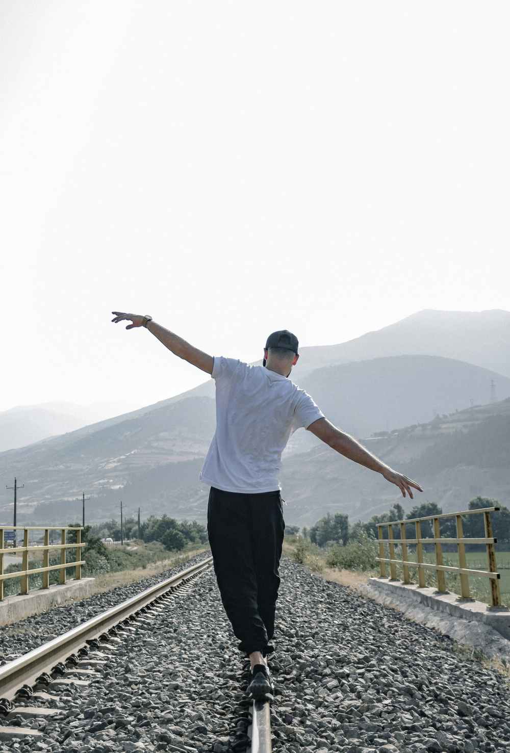 Man balancing