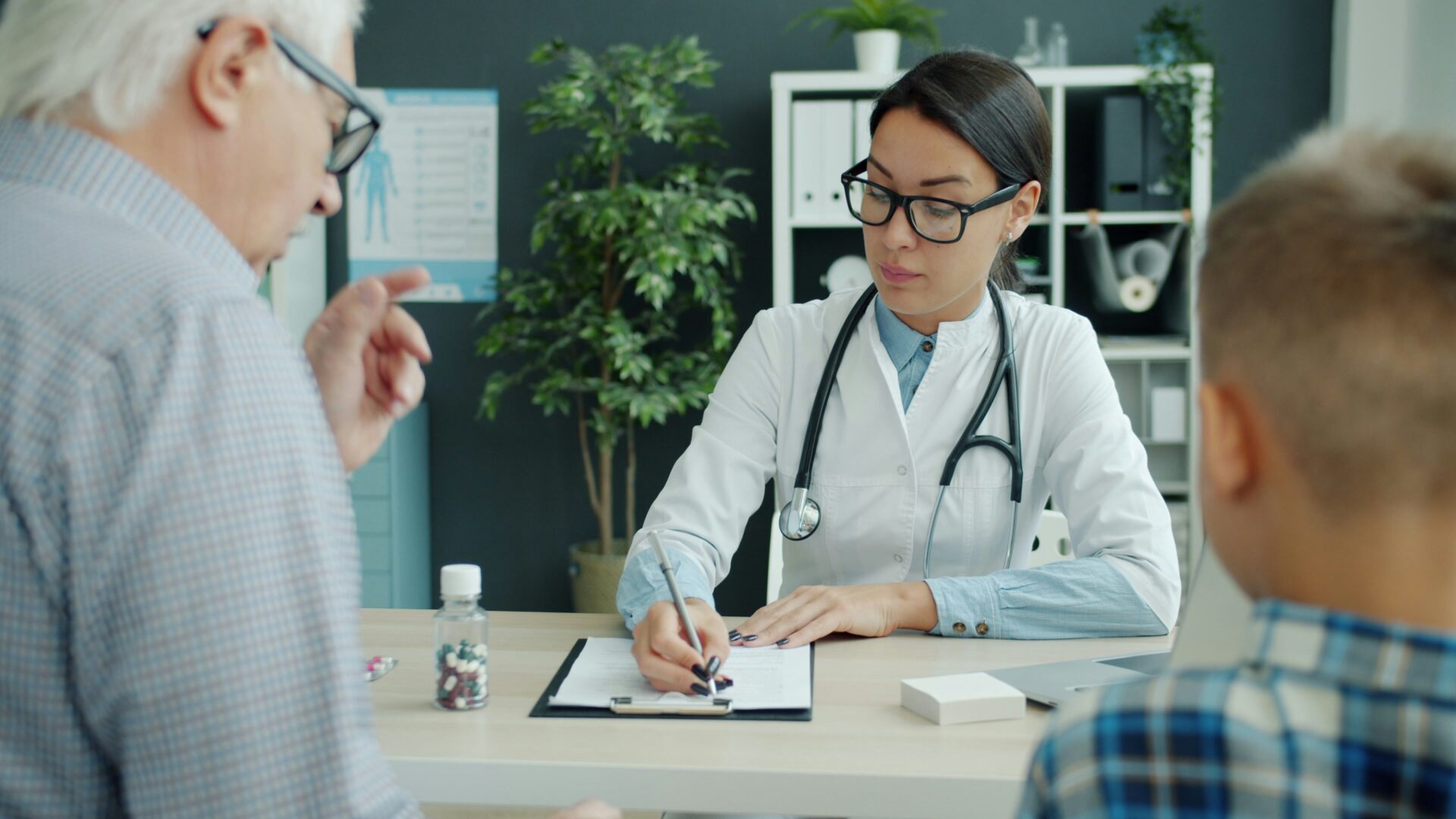 Doctor referring a patient
